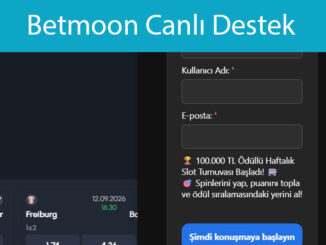 Betmoon canlı destek konusunda tecrübeli firmadır.