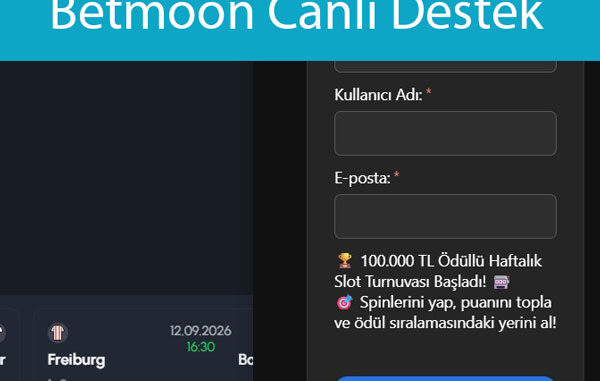 Betmoon canlı destek konusunda tecrübeli firmadır.